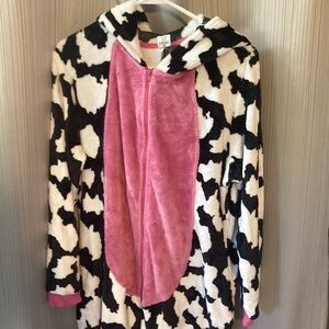 Cow pajama onesie/costume